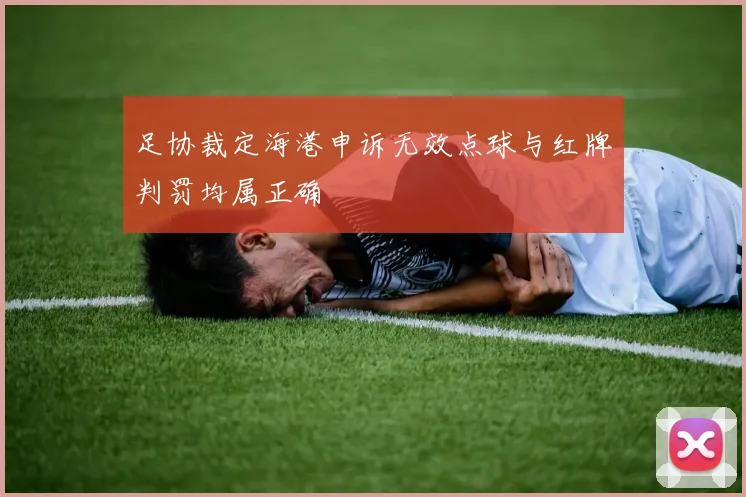 足协裁定海港申诉无效点球与红牌判罚均属正确